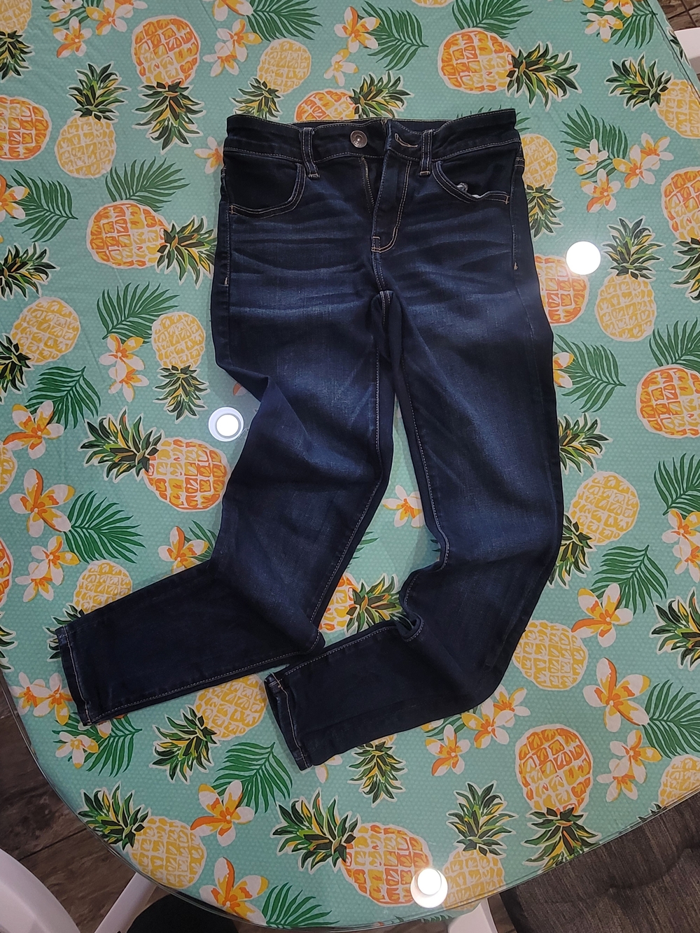 American Eagle Outfitters Women’s Dark Blue Skinny Jeans